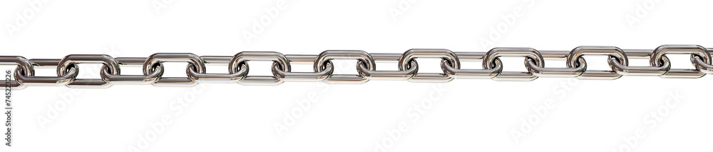 chain long metalic silver isolated for background - 3d rendering chain long metalic silver isolated for background - 3d rendering