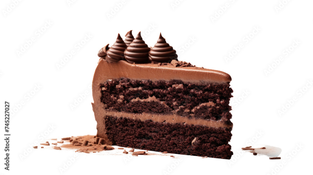 Chocolate cake isolated on transparent and white background.PNG image Chocolate cake isolated on transparent and white background.PNG image