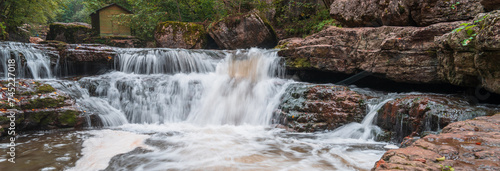 Beautiful waterfall in the forest