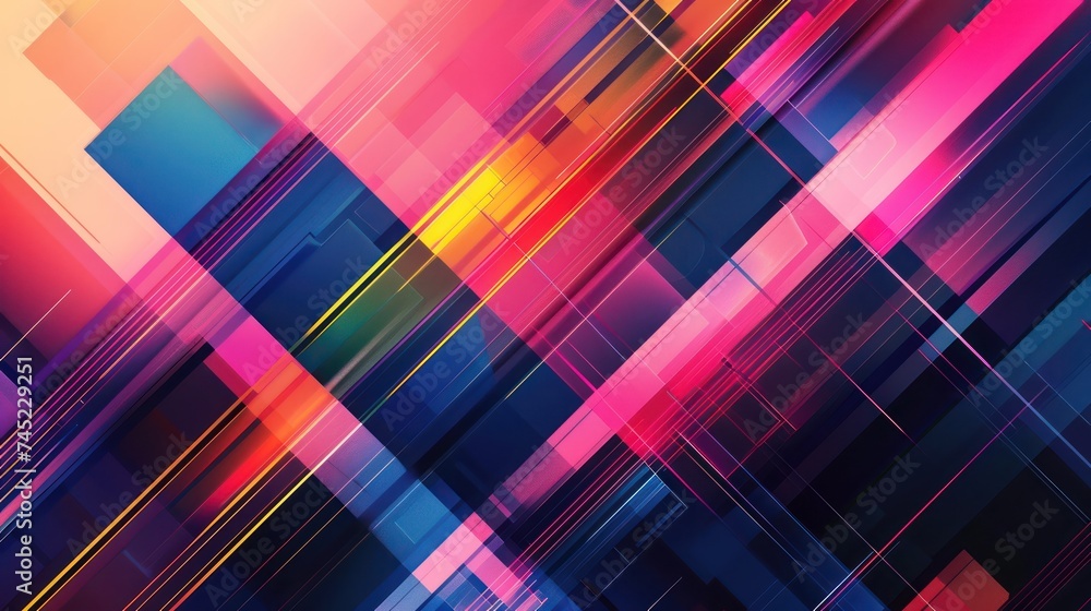 Modern Geometric Background, Unleashing the Beauty of Clean Lines and Harmonious Shapes Modern Geometric Background, Unleashing the Beauty of Clean Lines and Harmonious Shapes