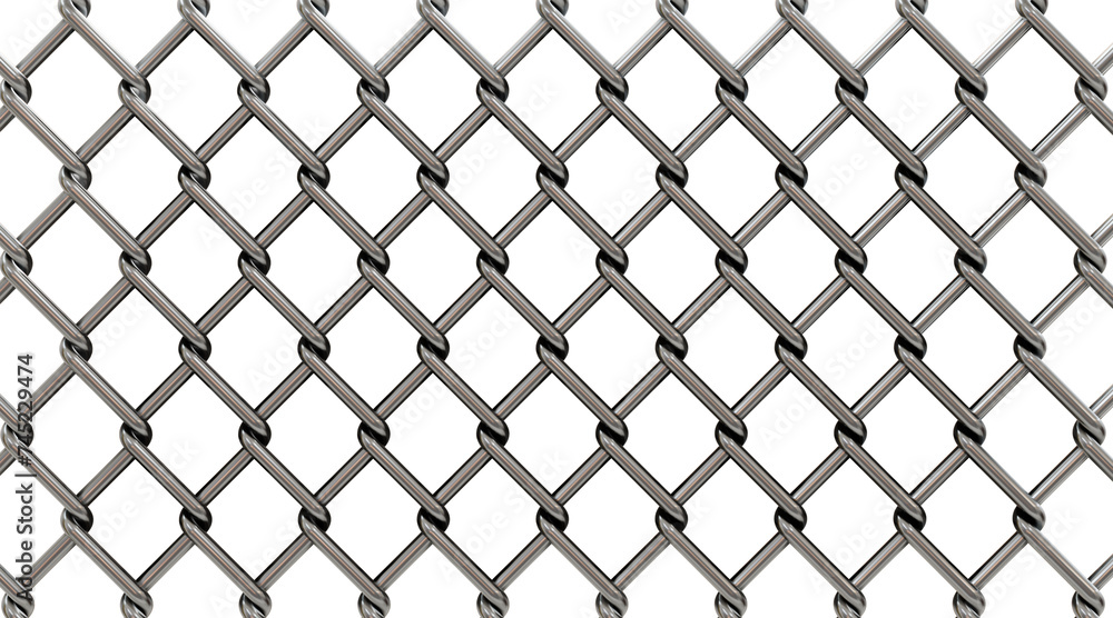 Naklejka premium Unleash Your Vision: Customize your message with this versatile 3D illustration. The isolated background allows you to showcase specific applications of GI fencing mesh in your ad campaign