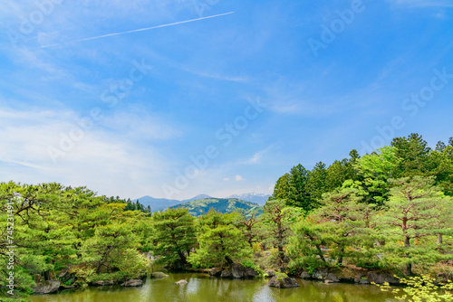 さわやかな新緑　福島 浄楽園
