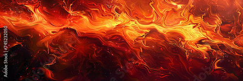 fiery background with flames 
