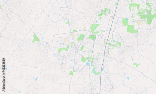 Franklin Tennessee Map  Detailed Map of Franklin Tennessee