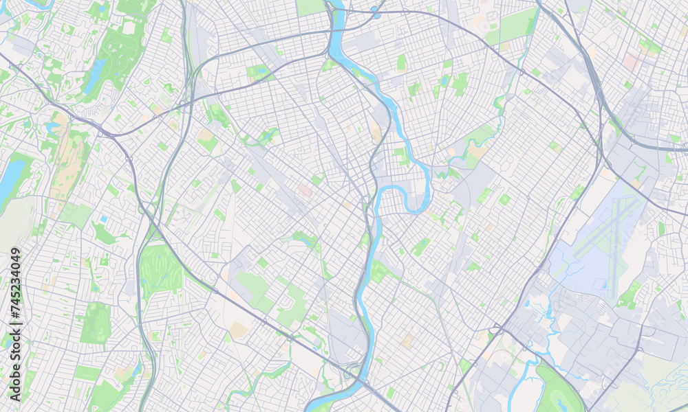 Passaic New Jersey Map, Detailed Map of Passaic New Jersey