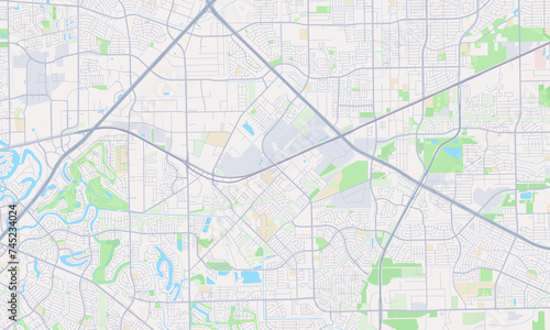 Missouri City Texas Map  Detailed Map of Missouri City Texas