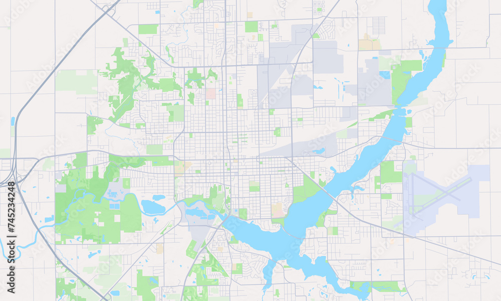 Decatur Illinois Map, Detailed Map of Decatur Illinois