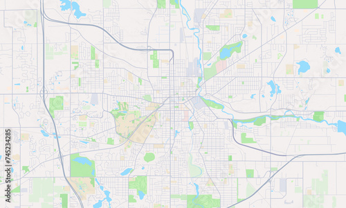 Kalamazoo Michigan Map  Detailed Map of Kalamazoo Michigan