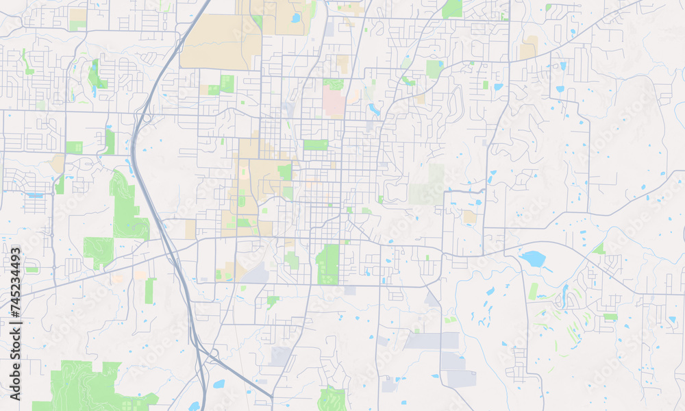 Fayetteville Arkansas Map, Detailed Map of Fayetteville Arkansas