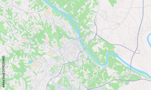 Lynchburg Virginia Map, Detailed Map of Lynchburg Virginia