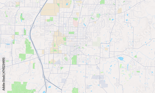 Fayetteville Arkansas Map  Detailed Map of Fayetteville Arkansas