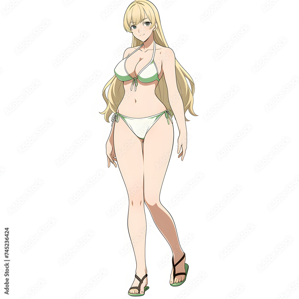 Cute Anime Mange Girl, Sexy Shot, PNG file, solid white background Cute Anime Mange Girl, Sexy Shot, PNG file, solid white background