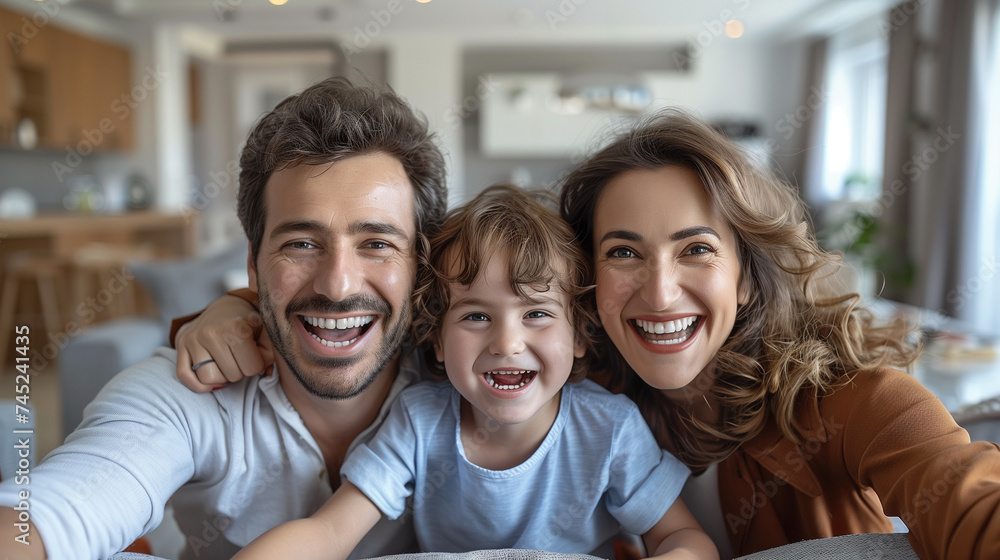 Obraz premium group of young confident and handsome businessmen with a friendly smile and young bueatiful businesswomen with a friendly smile.