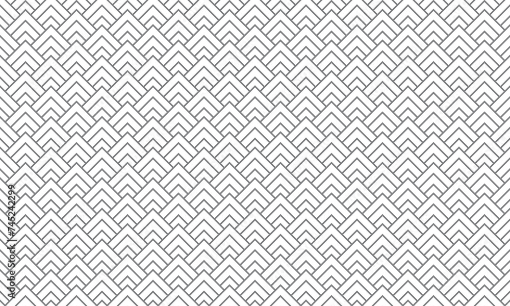 Triangle lines geometric pattern seamless background. Vector Illustration
