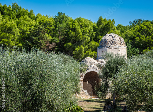 Church of San Felice in the archaeological area of Balsignano, town of Modugno, province of Bari, Puglia region, southern Italy - 10th and 11th century photo