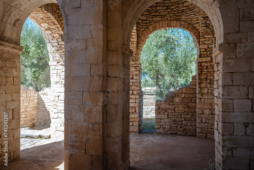 Church of San Felice in the archaeological area of Balsignano, town of Modugno, province of Bari, Puglia region, southern Italy - 10th and 11th century photo