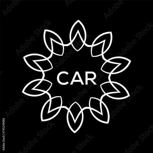 CAR Letter logo design template vector. CAR Business abstract connection vector logo. CAR icon circle logotype.
