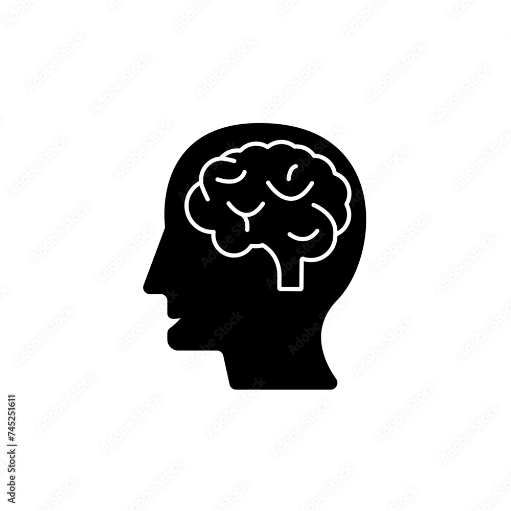 mind concept line icon. Simple element illustration. mind concept outline symbol design. mind concept line icon. Simple element illustration. mind concept outline symbol design.