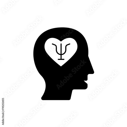 psychology concept line icon. Simple element illustration.psychology concept outline symbol design.