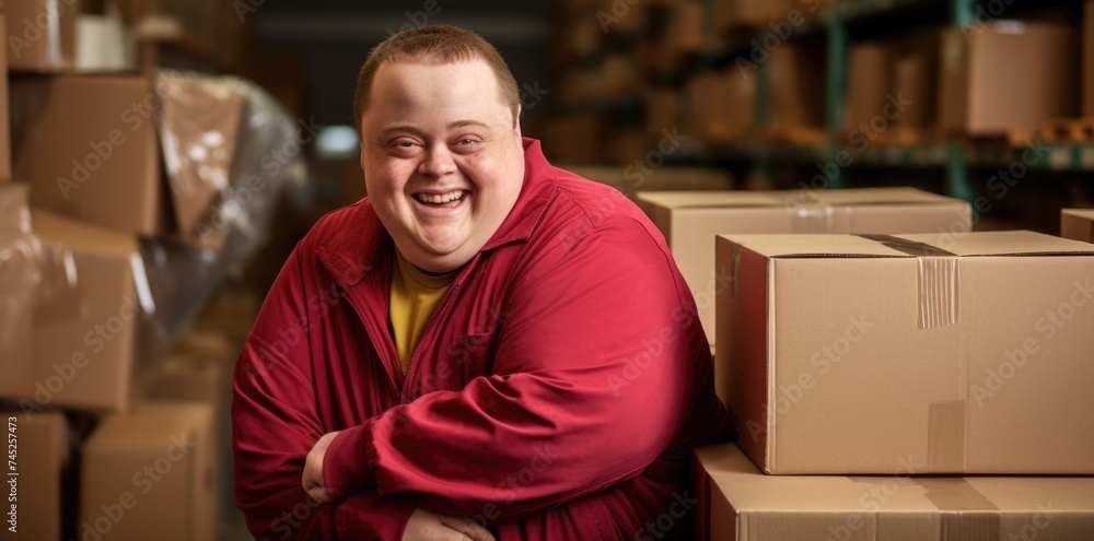 Down syndrome persona, resilience and positivity, radiant joy, genuine smile. Down syndrome persona, resilience and positivity, radiant joy, genuine smile.