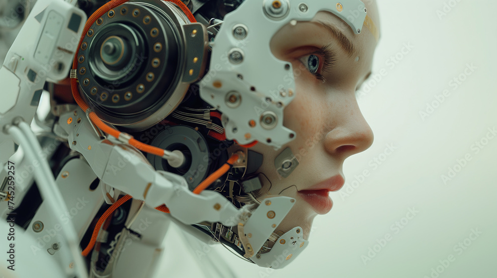Futuristic Humanoid Robot Futuristic Humanoid Robot