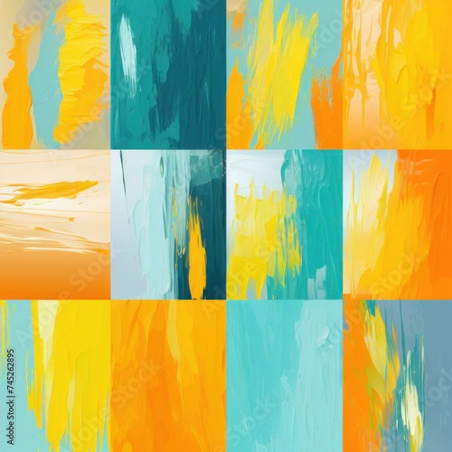 Yellow and Orange abstract backgrounds wallpapers, in the style of bold lines, dynamic colors