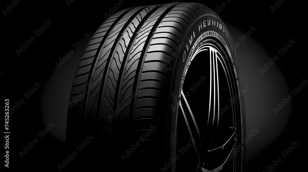 Fototapeta premium tire illustration
