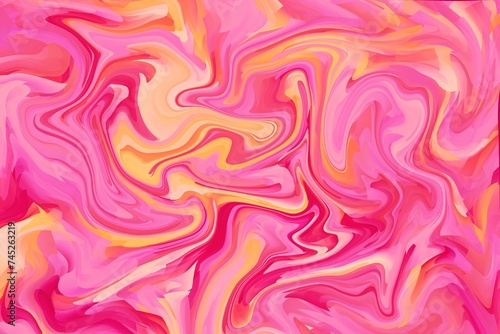 Pink wavy pattern background design graphic artist accents stylish and vibrant with liquid and fluid effect