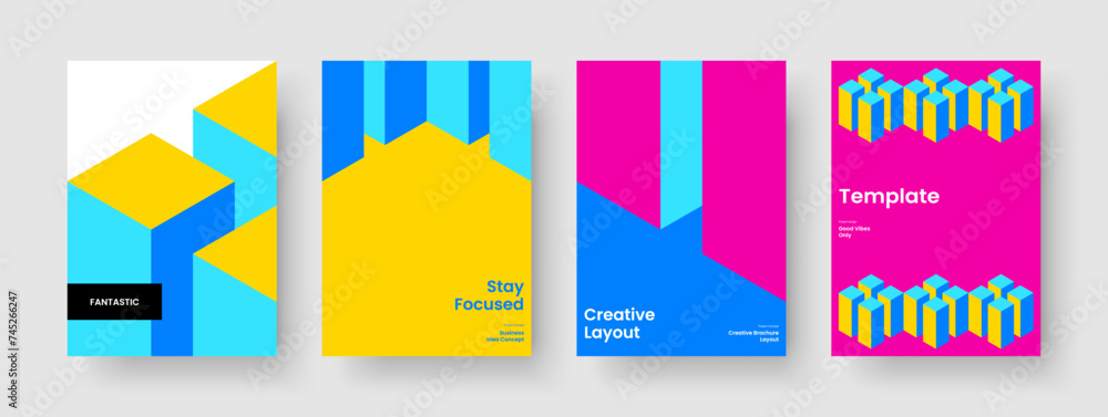 Geometric Business Presentation Template. Abstract Poster Design. Modern Banner Layout. Flyer. Brochure. Report. Background. Book Cover. Journal. Leaflet. Handbill. Brand Identity. Portfolio