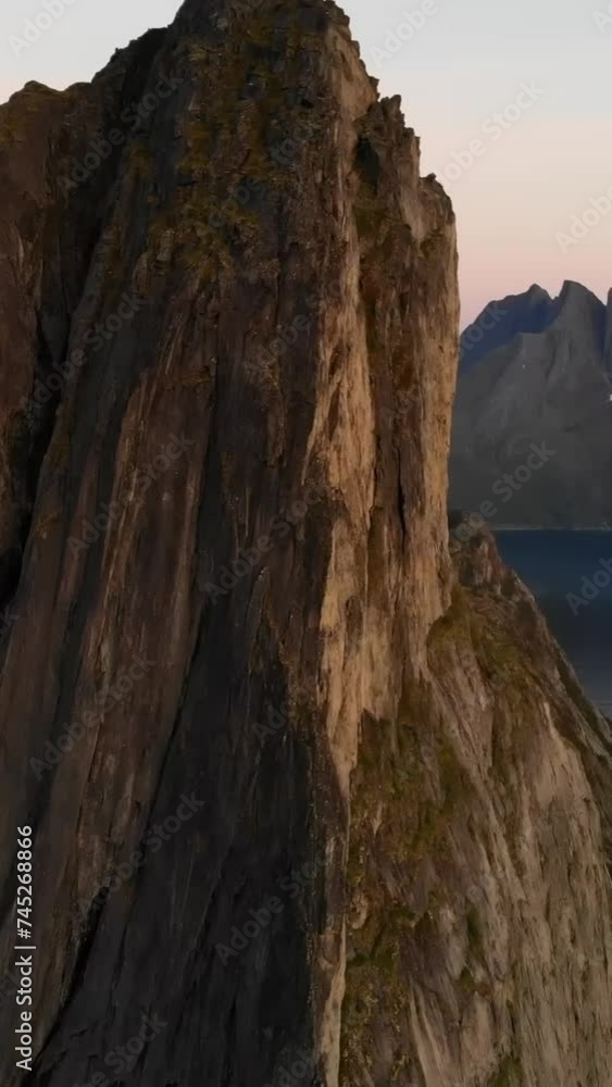 Aerial view of beautiful Norway landscape Aerial view of beautiful Norway landscape
