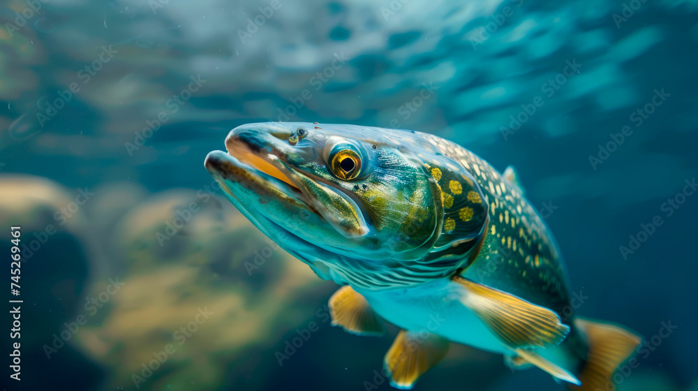 Fototapeta premium Fishing for Pike