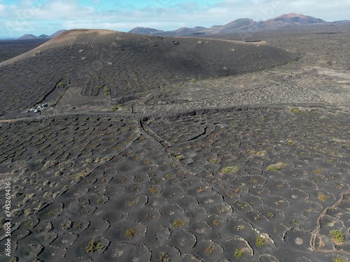 Vigneti Geria su terreni vulcanici a Lanzarote photo