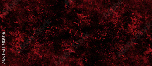 Abstract red grunge background with copy space. Dark red slate background toned classic color. old red color wall background texture. dirty rustic fire red texture.	