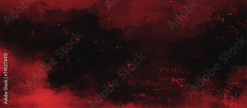 Abstract red grunge background with copy space. Dark red slate background toned classic color. old red color wall background texture. dirty rustic fire red texture. 
