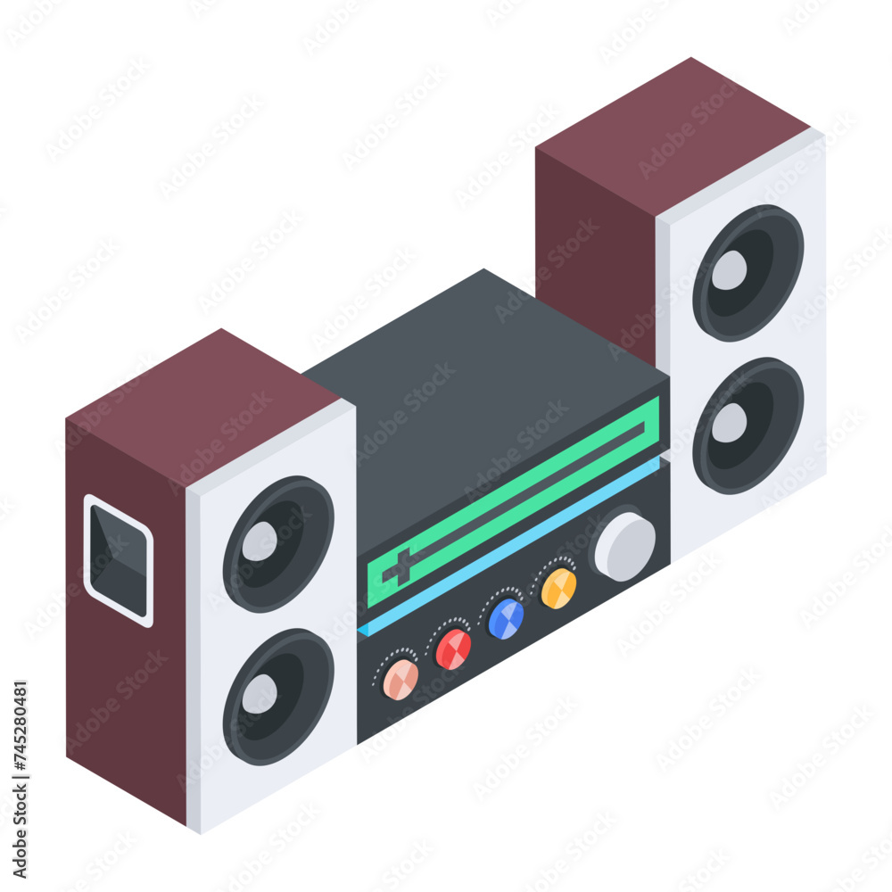 Devices Isometric Icon Devices Isometric Icon