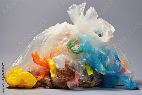 Assorted Items in Plastic Bags