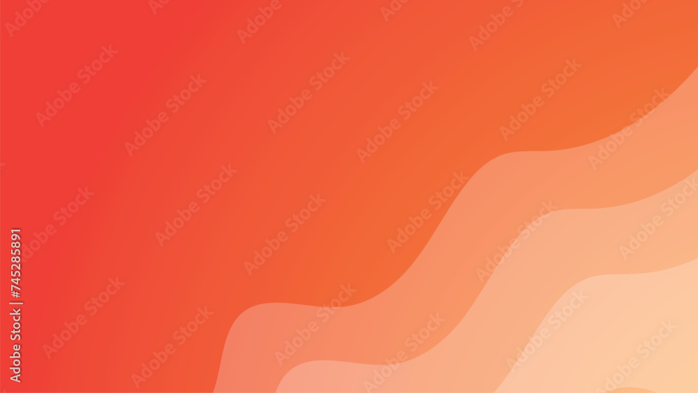 Simple Red background vector design. Smooth wave background minimalist ...