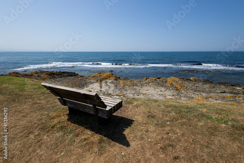 A bench near the Black Sea