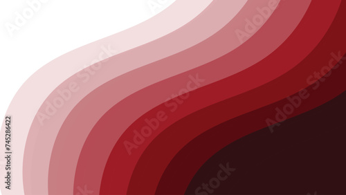 Simple Red background vector design. Smooth wave background minimalist elegant for website and presentation. abstract red wallpaper modern for design for backdrop	