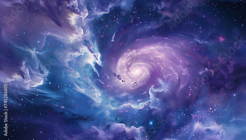 space background featuring space stars and bluepurple