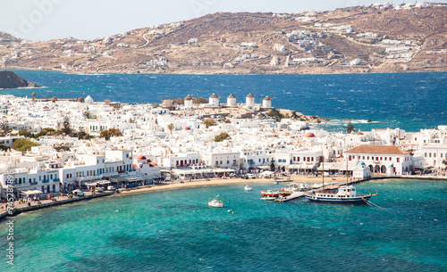 beautiful island of Mykonos  Greece - luxury travel destination - Greek islands