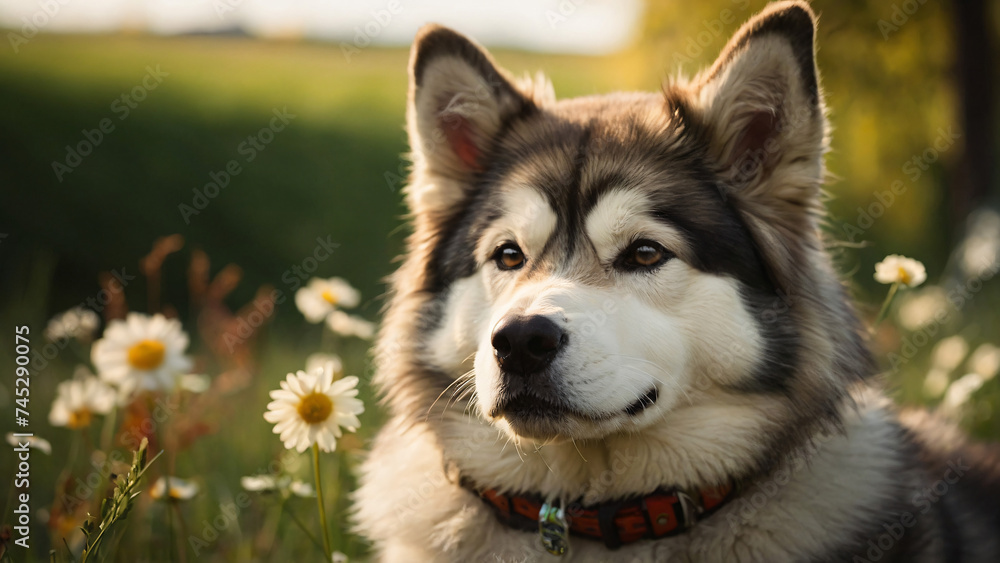  Dog in the meadow_05