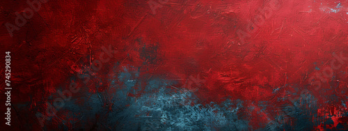 Simple and minimal red and blue color texture background