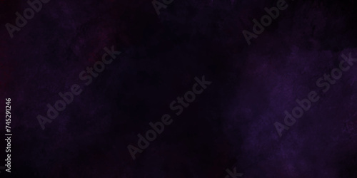 Purple and black abstract wall texture. Dark background texture. Watercolor purple texture. Cement surface grunge texture background.