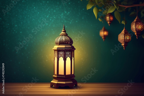 lights background for ramadan