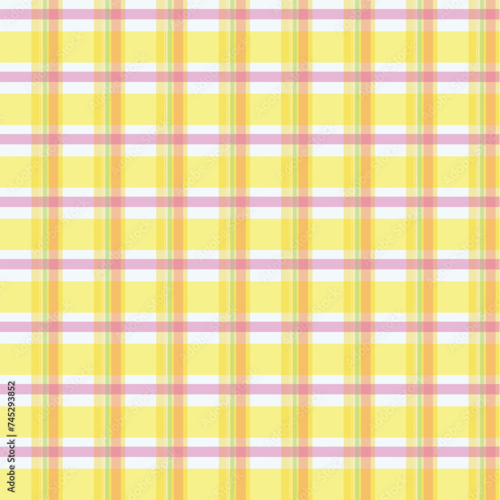 Plaid on fabric and textile Plaid on fabric and textile