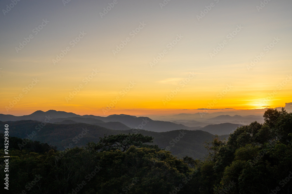 Ta Nang - Phan Dung route with milestone between 3 provinces through grass hills and forests in Song Mao Nature Reserve