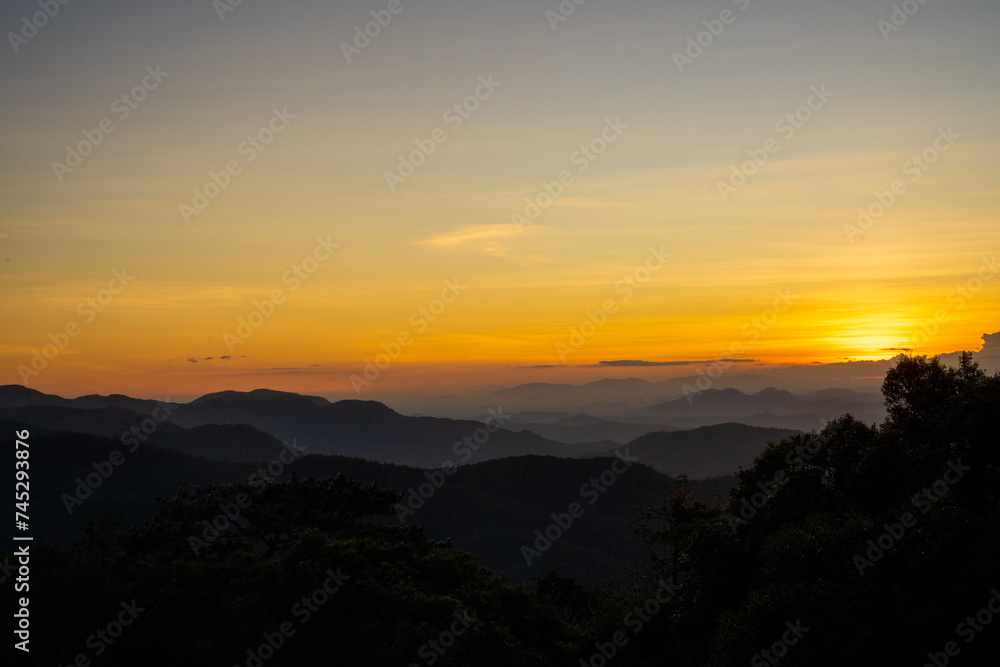 Ta Nang - Phan Dung route with milestone between 3 provinces through grass hills and forests in Song Mao Nature Reserve