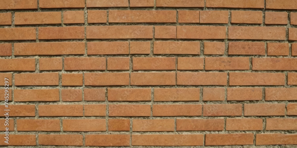 Obraz premium old dust brown brick tile wall pattern for background