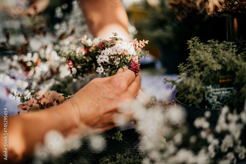 Blumenkranz Workshop für einen Junggesellenabschied